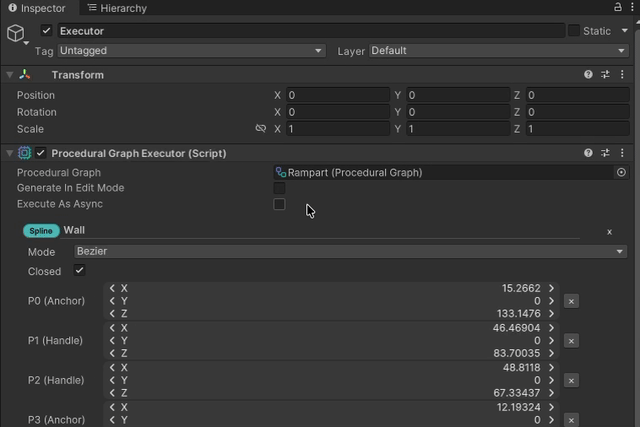Animated side-by-side comparison of the same OctoShaper graph running in synchronous and asynchronous execution modes.